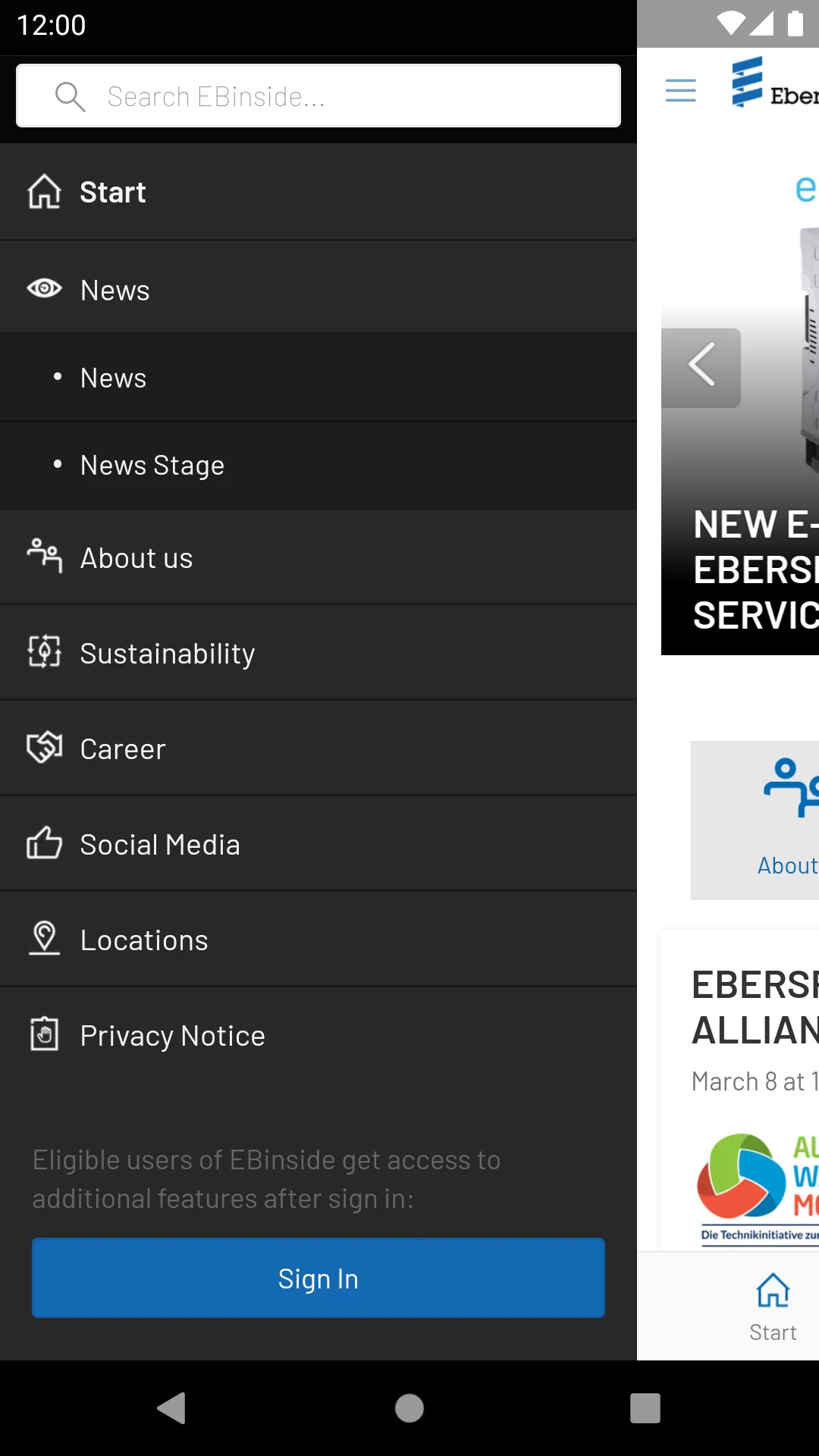 EBinside screenshot